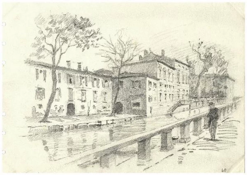 Il naviglio di Pavia alla Conchetta - Palazzo Morando Costume Moda Immagine, Milano